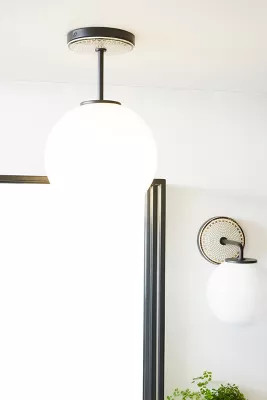 Bistro Tile Flush Mount | Anthropologie (US)