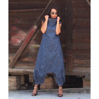 Women Maxi Dress, Long Denim Dress, Denim Dress, Plus Size Dress, Extravagant Dress, Maxi Dress Wome | Etsy (US)