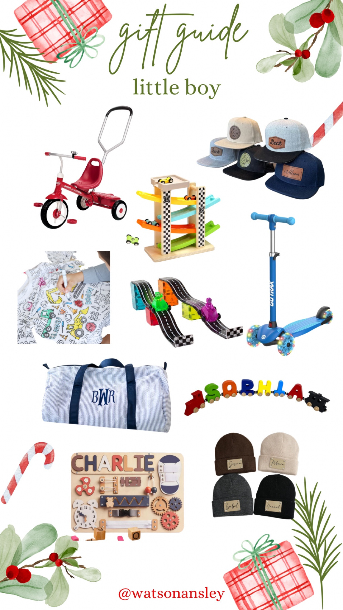 Shop gifts for the little boys in your life below! I’ve linked up some of our personal favorites and more 

Click below to shop 

Kids | boys | little boy | gifts | scooter | ride on | tricycle | magnet tiles | magna tiles | hats | trucker hat | bag | travel | duffle bag | puzzle | busy board | train | pjs | pajamas | hat | color pjs | blue | red 


#LTKGiftGuide #LTKCyberWeek #LTKKids