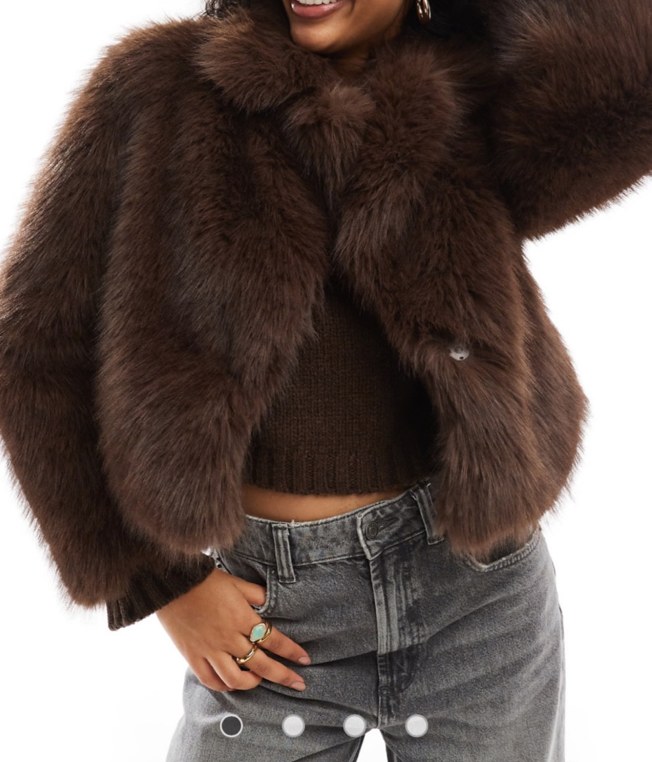 Brown Fur Coat. I would size up!
#LTK

#LTKuk #LTKautumn