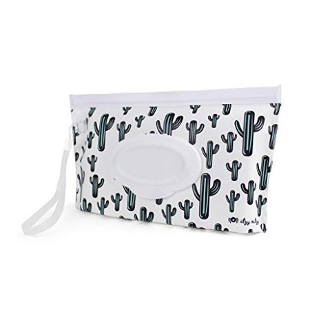 Itzy Ritzy Reusable Wipe Pouch – Take & Travel Pouch Holds Up To 30 Wet Wipes Includes Silicone Wris | Walmart (US)