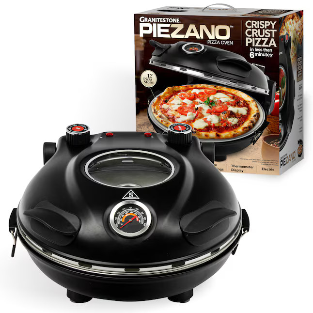 GraniteStone Diamond Piezano Stainless steel Hearth Electric Indoor/Outdoor Pizza Oven | Lowe's