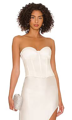 fleur du mal Hamptons Bustier in Ivory from Revolve.com | Revolve Clothing (Global)