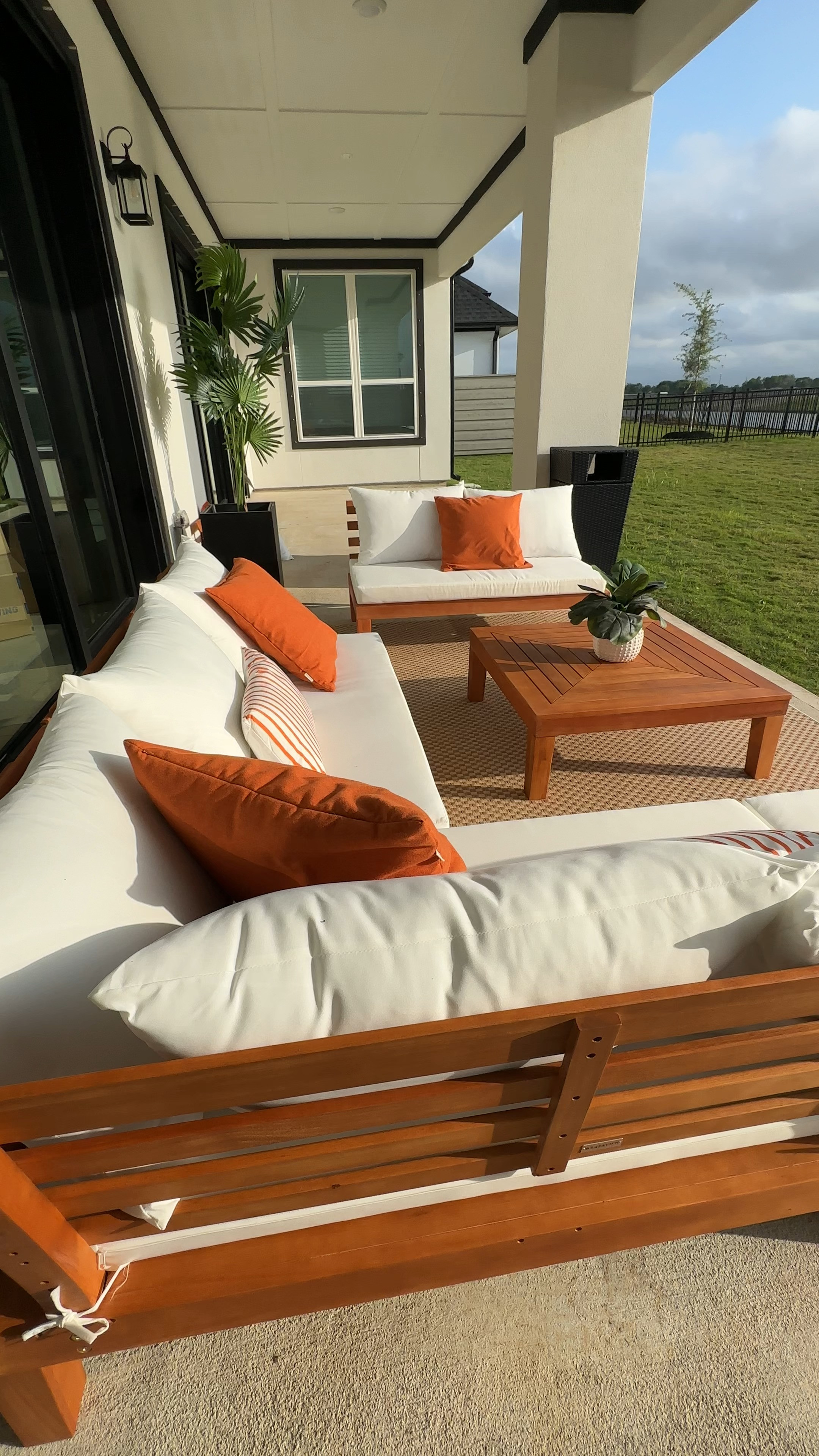 Our patio set is ready for spring and summer—perfect for relaxing mornings, sunny afternoons, and cozy evenings outside. 🌿☀️
 

 #LTKHome