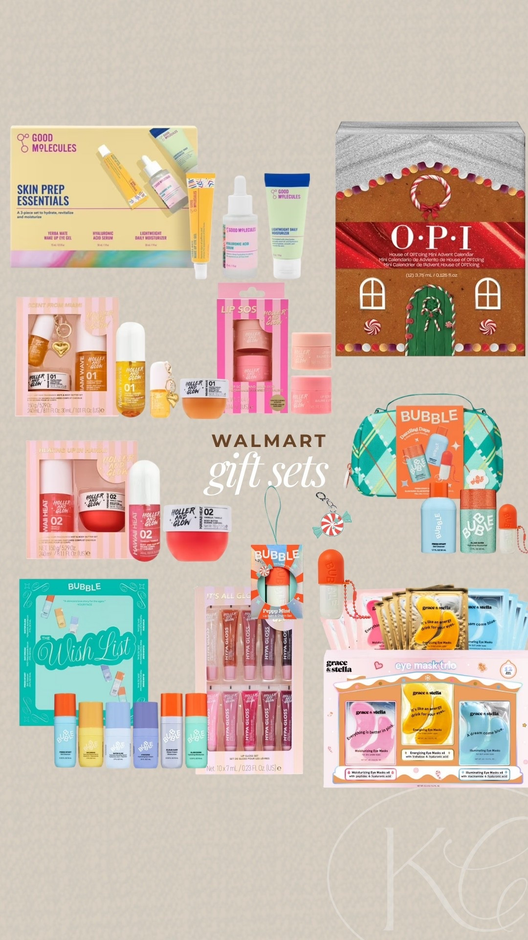 These Walmart gifts sets are great for any beauty lover. I love the opi & bubble sets  

#LTKHoliday #LTKGiftGuide #LTKSeasonal