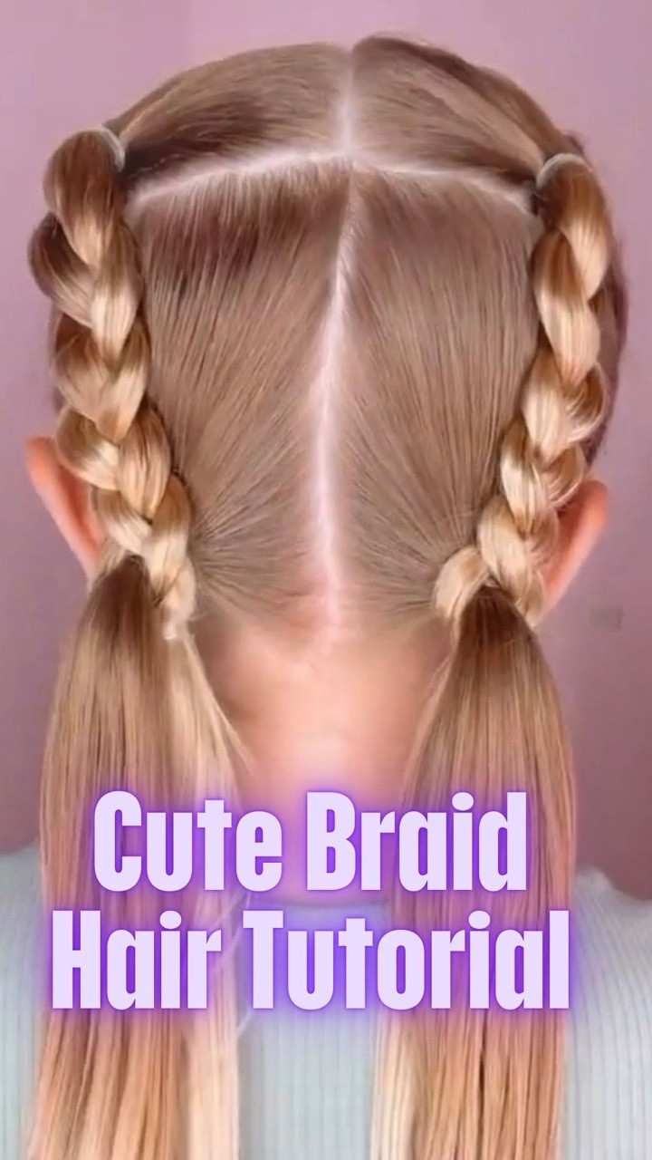 CUTE BRAID TUTORIAL 💜 This is an all-time favorite hairstyle! I just love this one! Excited to share my favorite hair products with you. Love for you to follow us for our daily hairstyles. ￼

#LTKBeauty