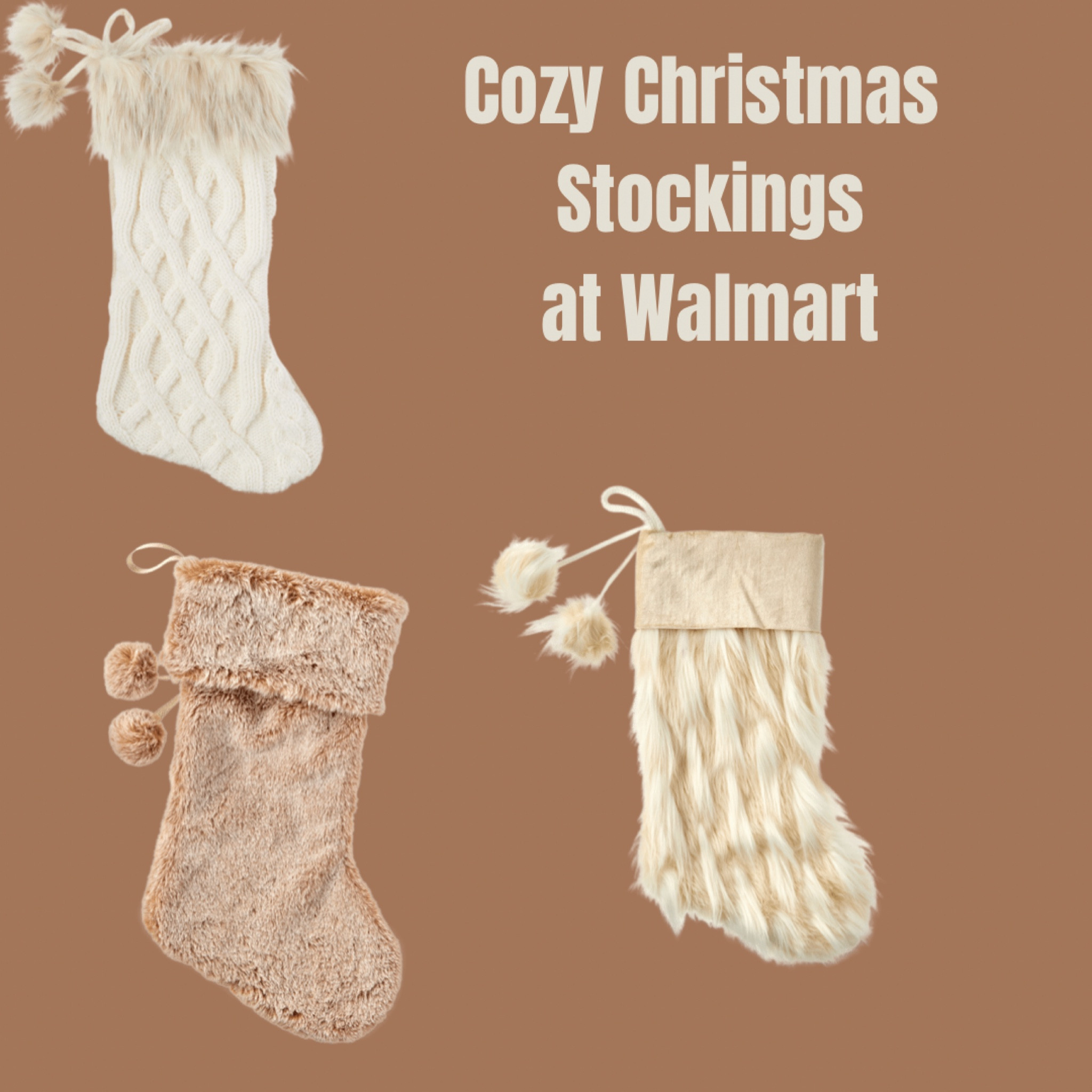 Cozy Christmas Stockings at Walmart! 

#LTKSeasonal #LTKhome #LTKHoliday