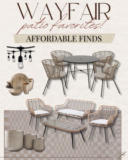Wayfair affordable patio finds for under $600! 

#LTKstyletip #LTKhome #LTKSeasonal
