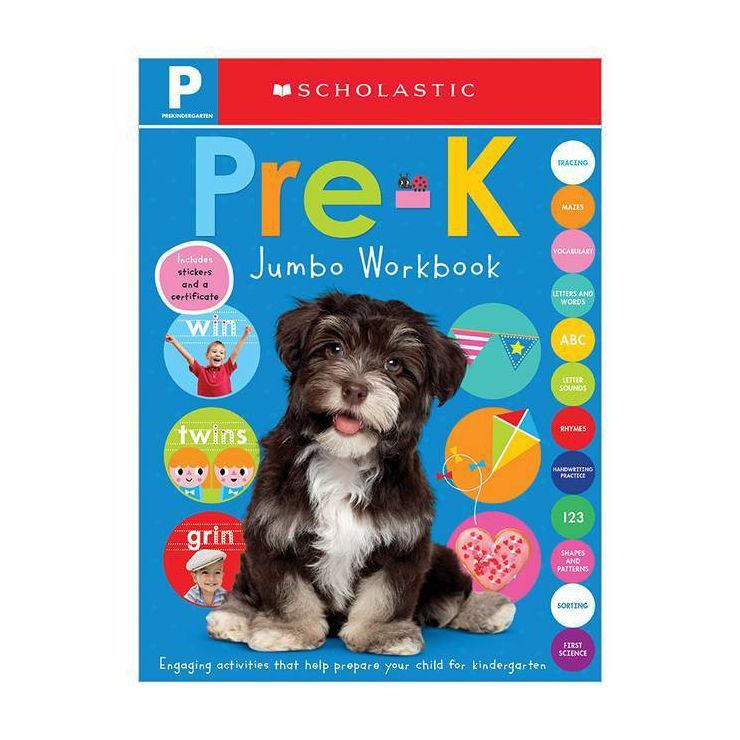 Jumbo Pre-K Workbook -  by Scholastic Inc. & Scholastic Early Learners (Paperback) | Target