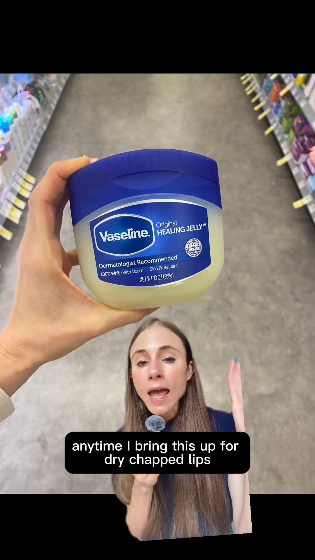 Vaseline petroleum jelly is a go-to recommendation for stubborn, chapped lips. Plain petroleum jelly is an occlusive that helps reduce water loss and protect the lips while they heal.But there is another reason Vaseline can be especially useful when chapped lips just won't go away. Contact dermatitis can be a hidden cause of persistent lip irritation, and some lip balms and ointments contain additional ingredients that can trigger an allergic or irritant reaction.Plain petroleum jelly has a very low risk of causing contact allergy compared with more complex lip products, and witching to a simple product can sometimes help when your chapped lips aren't improving. 

 #LTKBeauty