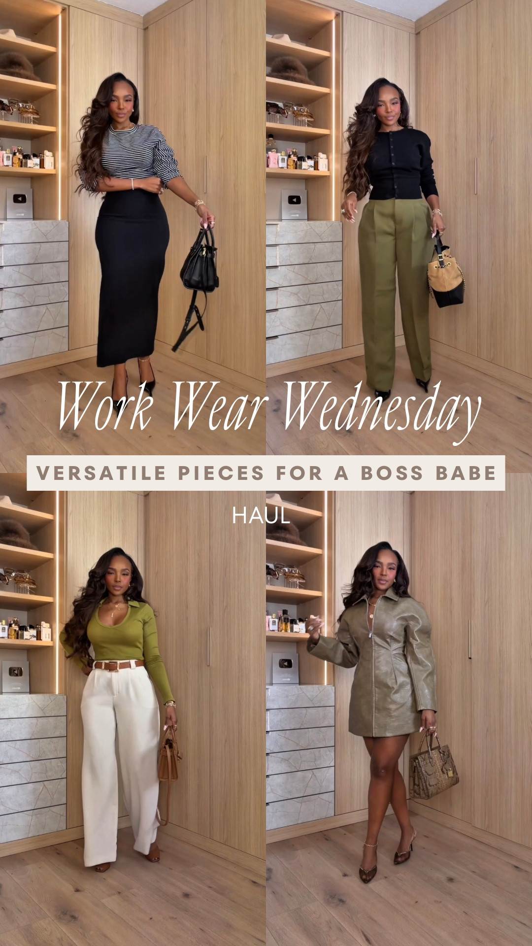 Workwear Wednesday = pieces that actually earn their spot in your closet. 🤎

These looks are all about versatility — polished trousers, easy tops, structured layers, and pieces you can wear multiple ways from the office to meetings, dinner, or wherever the day takes you.

business casual workwear, work outfit ideas, office outfits women, elevated workwear, professional outfit ideas, fall work outfits, tailored trousers women, workwear staples, boss babe outfits, versatile workwear

Wearing: Size Small/4 | 5’4” | 140 lbs | 34D-27-40

📲 Download the free LTK app & follow @kirasfashionfinds to shop all my daily finds.