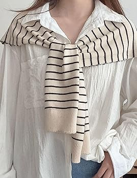 Zontroldy Sweater Scarf Wrap Cape Shawls for Women Knitted Knotted Tops | Amazon (US)