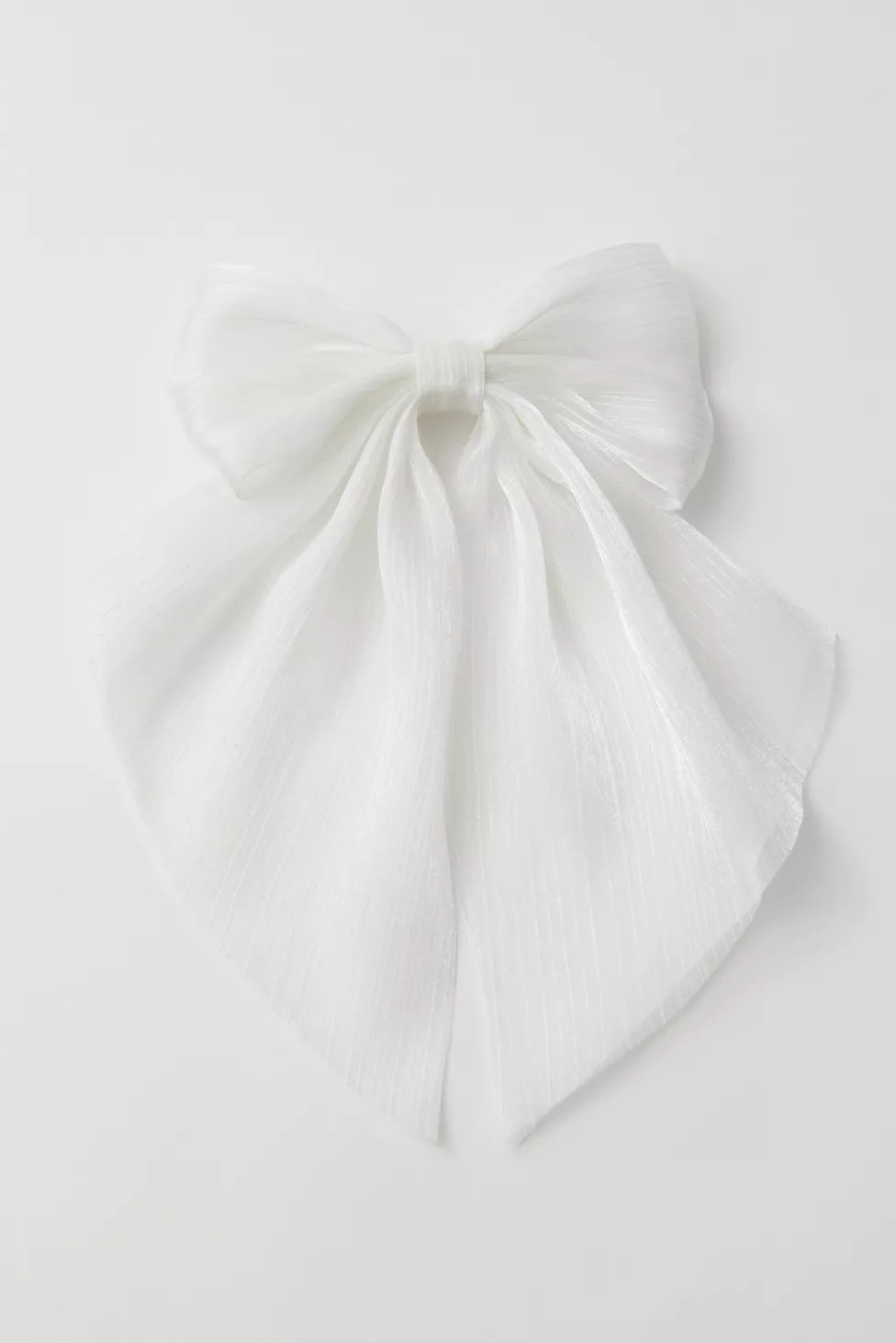 Satin Hair Bow Barrette | Urban Outfitters (US and RoW)