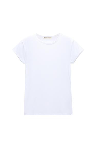 Short sleeve polyamide T-shirt | PULL and BEAR UK