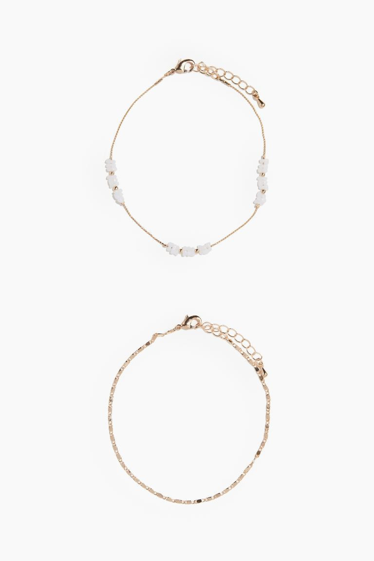 2-pack anklets | H&M (UK, MY, IN, SG, PH, TW, HK)