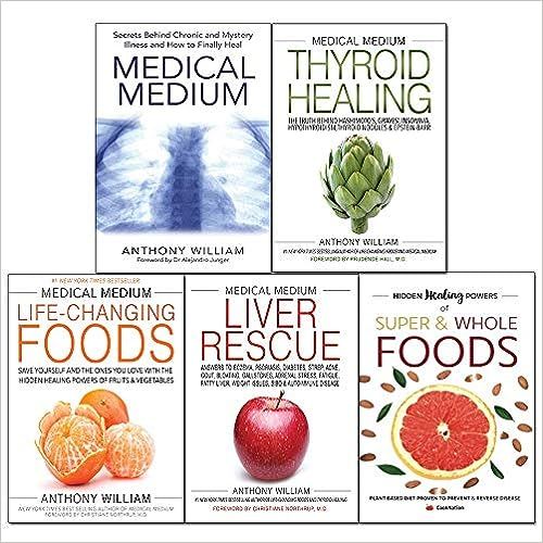Medical Medium by Anthony William 5 Books Collection Set (Thyroid Healing, Life-Changing Foods, M... | Amazon (US)