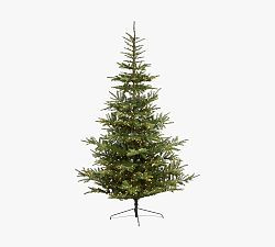 Lit Washington Spruce Faux Christmas Tree | Pottery Barn (US)