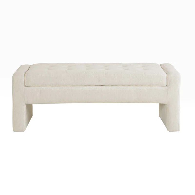 Gillian Upholstered Flip Top Storage Bench | Wayfair North America