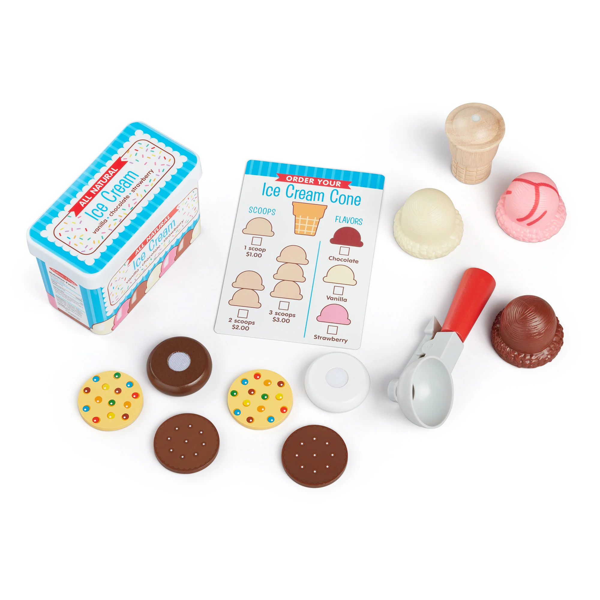 Scoops & Sandwiches Ice Cream Play Set | Melissa and Doug