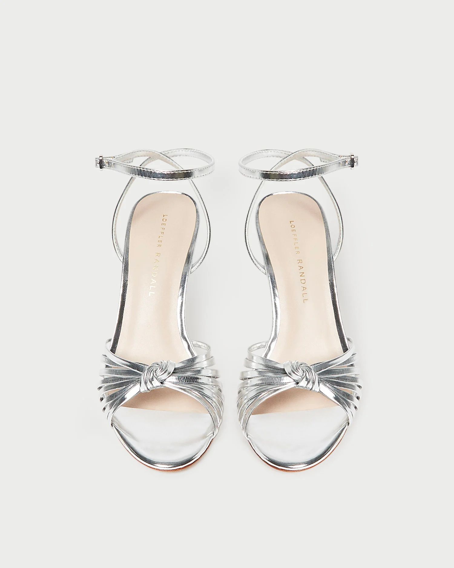 Ada Silver Knot Heeled Sandal | Loeffler Randall