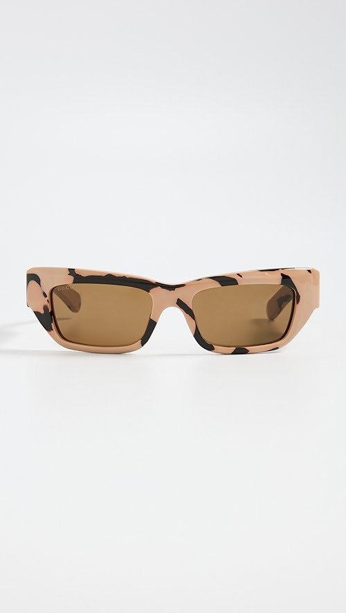 Gucci Sharp Soft Cat Eye Sunglasses | Shopbop