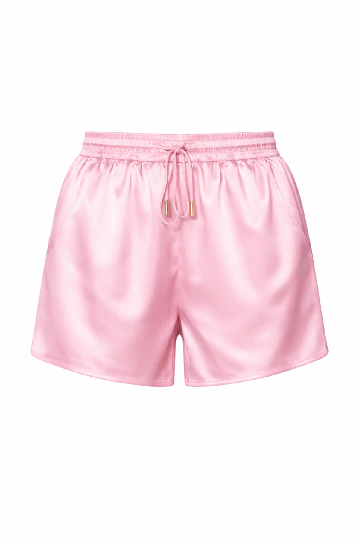 CALLA Pink Satin Shorts | Noughts and Kisses