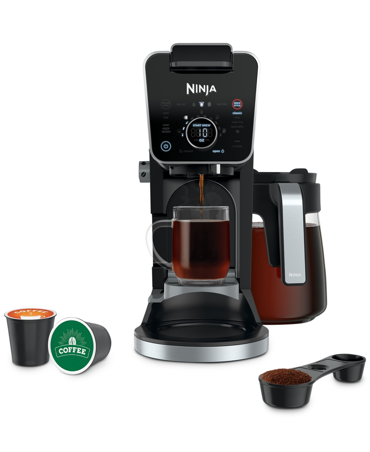 Ninja CFP301 DualBrew Pro Specialty Coffee System, Single-Serve, Compatible with K-Cups & 12-Cup Dri | Macys (US)