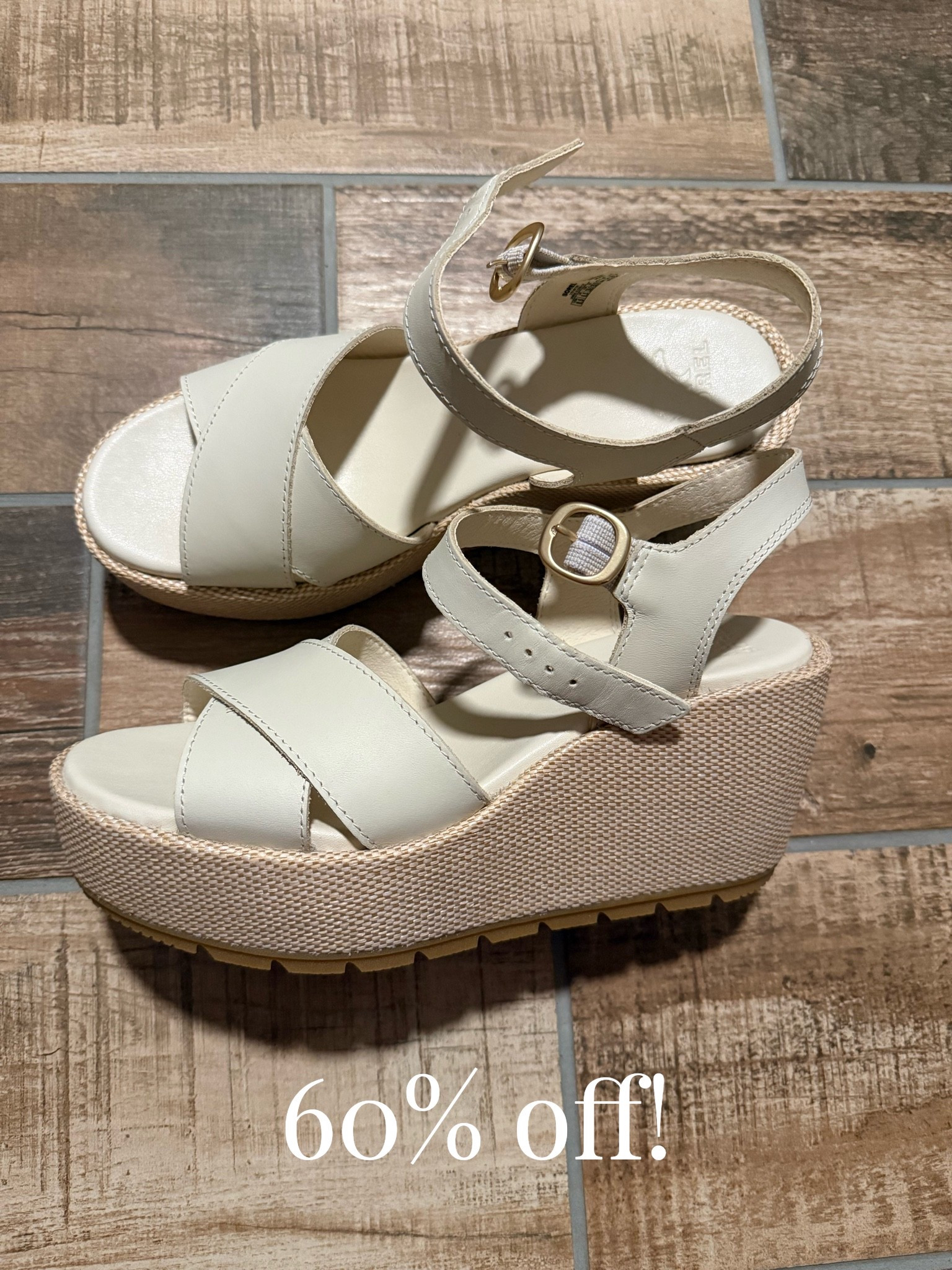 Fits TTS.

Sorel, Sorel sandals, platform wedge, Comfort sandals, LTKworkwear, workwear essentials, teacher style, sale, Nordstrom, Nordstrom shoes, Nordstrom clearance finds