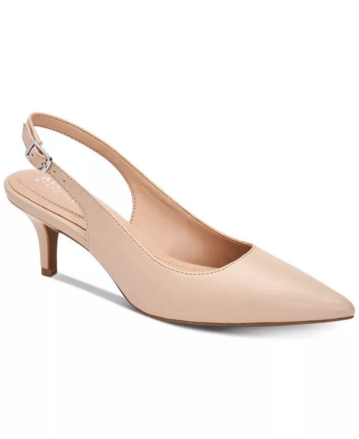Alfani Women's Step 'N Flex Babbsy Pointed-Toe Slingback Pumps, Created for Macy's - Macy's | Macy's