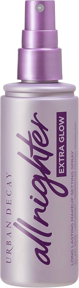 Urban Decay All Nighter Ultra Glow Makeup Setting Spray - Makeup Finishing Spray Infused with Hya... | Amazon (US)