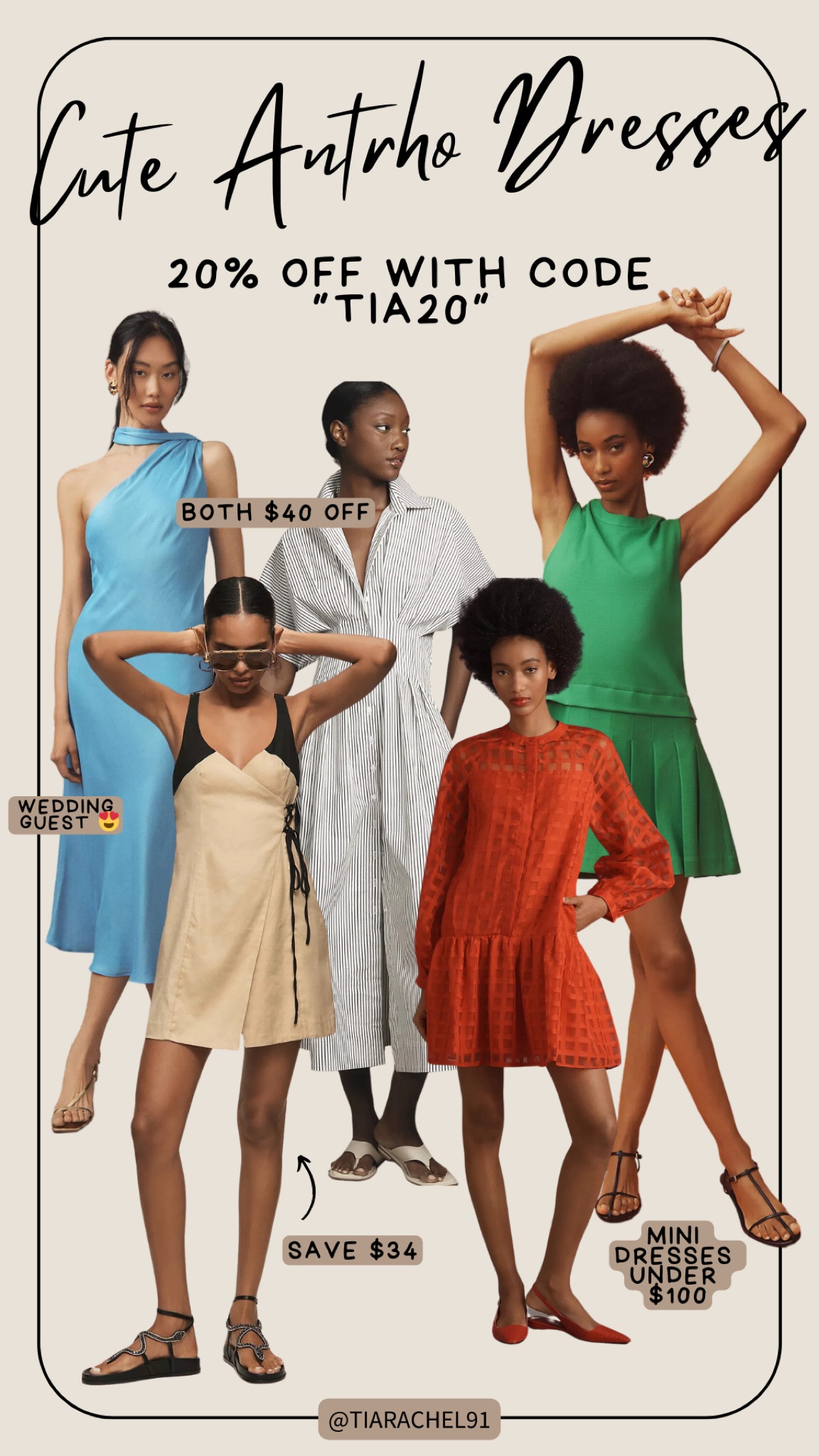 My code “TIA20” works for 20% off these gorgeous summer dresses! 

#LTKSummerSales #LTKSaleAlert #LTKSeasonal
