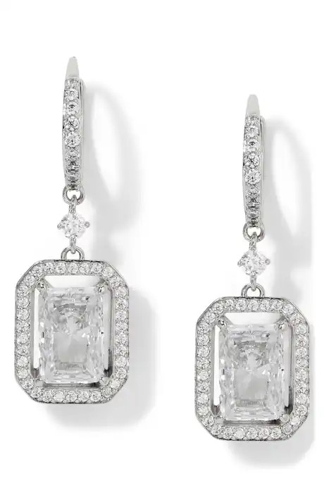 Chiara Cubic Zirconia Drop Earrings | Nordstrom
