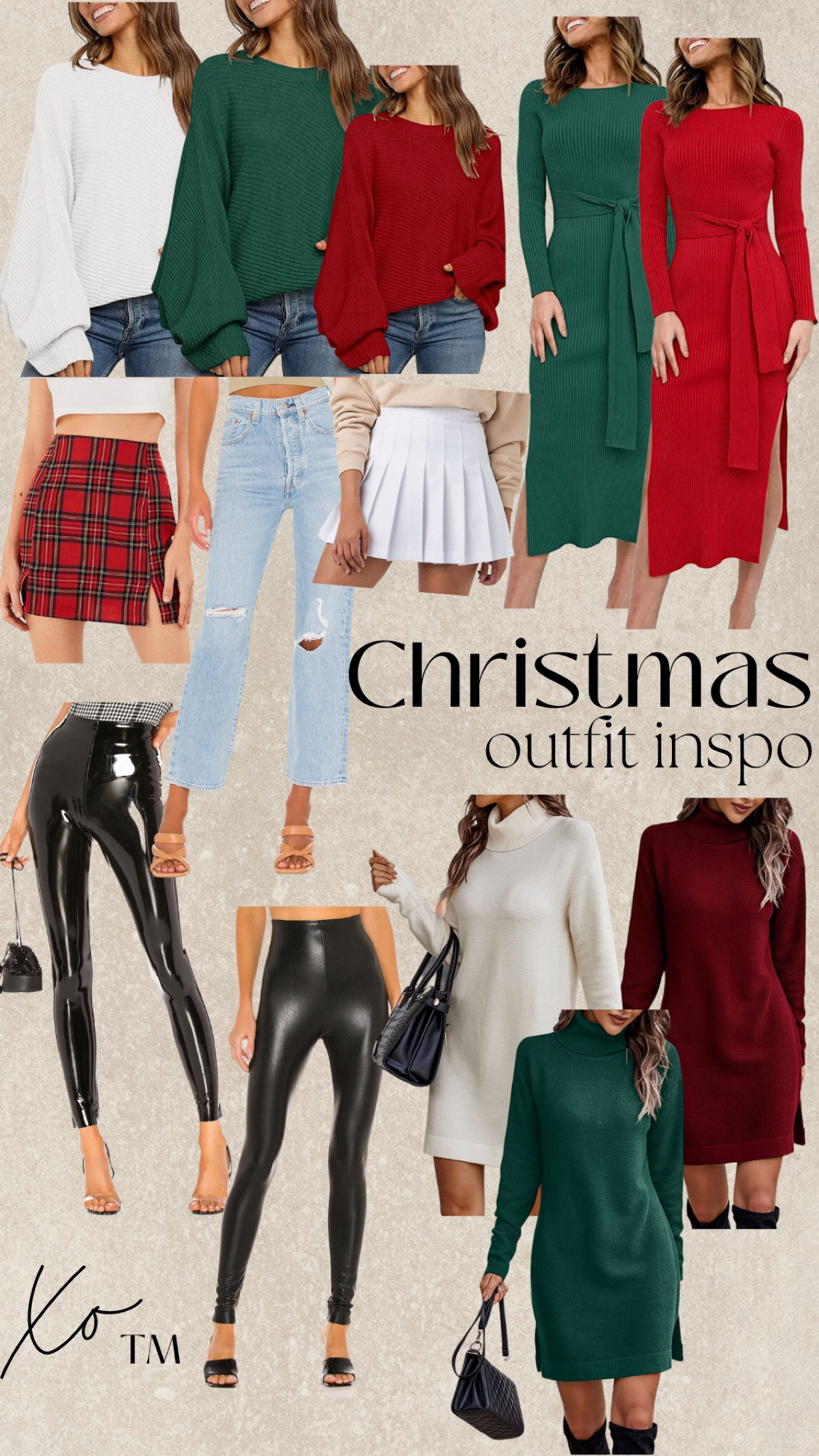 Christmas dresses, holiday outfit, Christmas outfit, holiday favorites, Christmas church outfit, plaid skirt, denim, leather leggings, sweater dresses 

#LTKstyletip #LTKHoliday #LTKunder50
