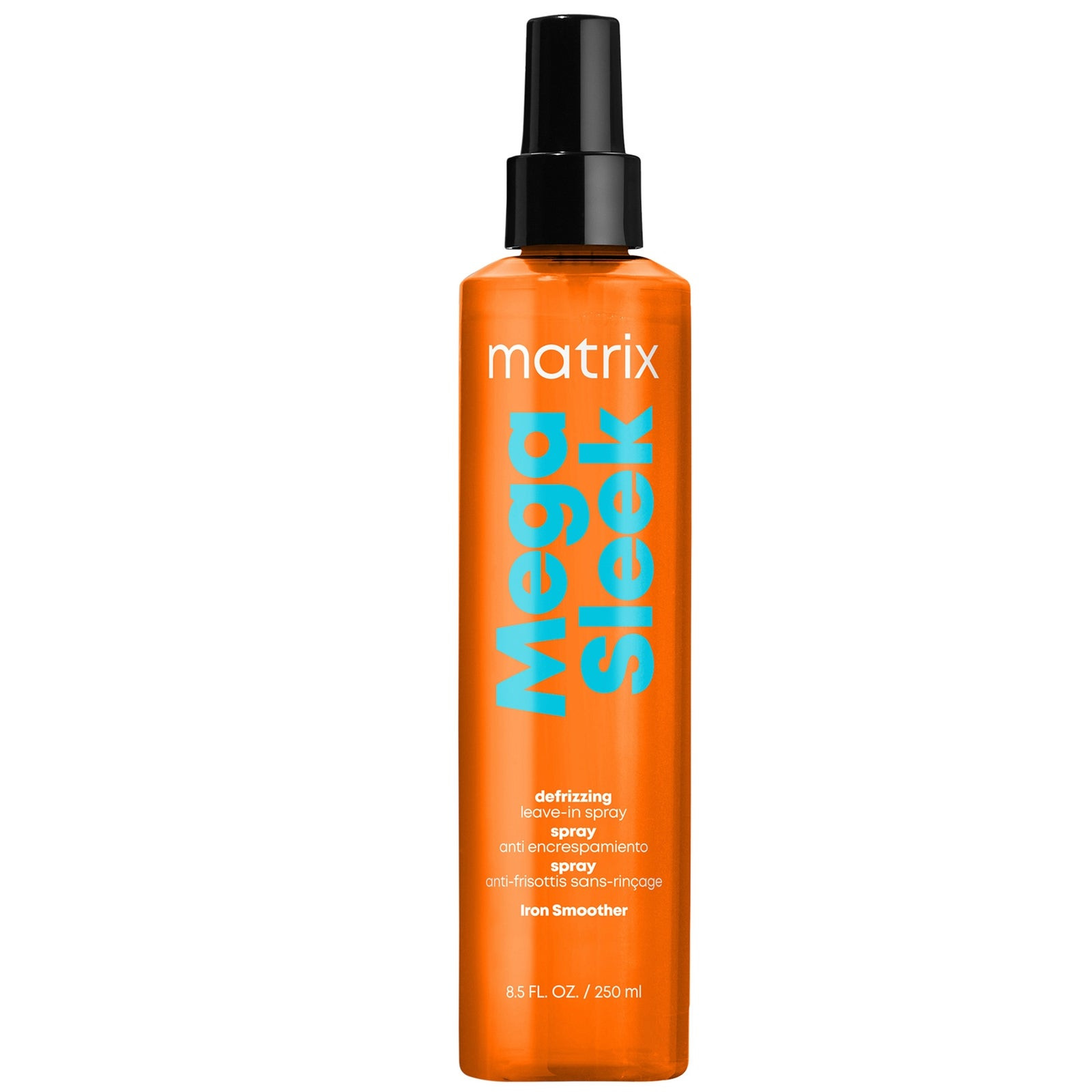 Matrix Total Results Mega Sleek Iron Smoother Heat Protection and Frizz Control Hair Spray 250ml | Look Fantastic (UK)