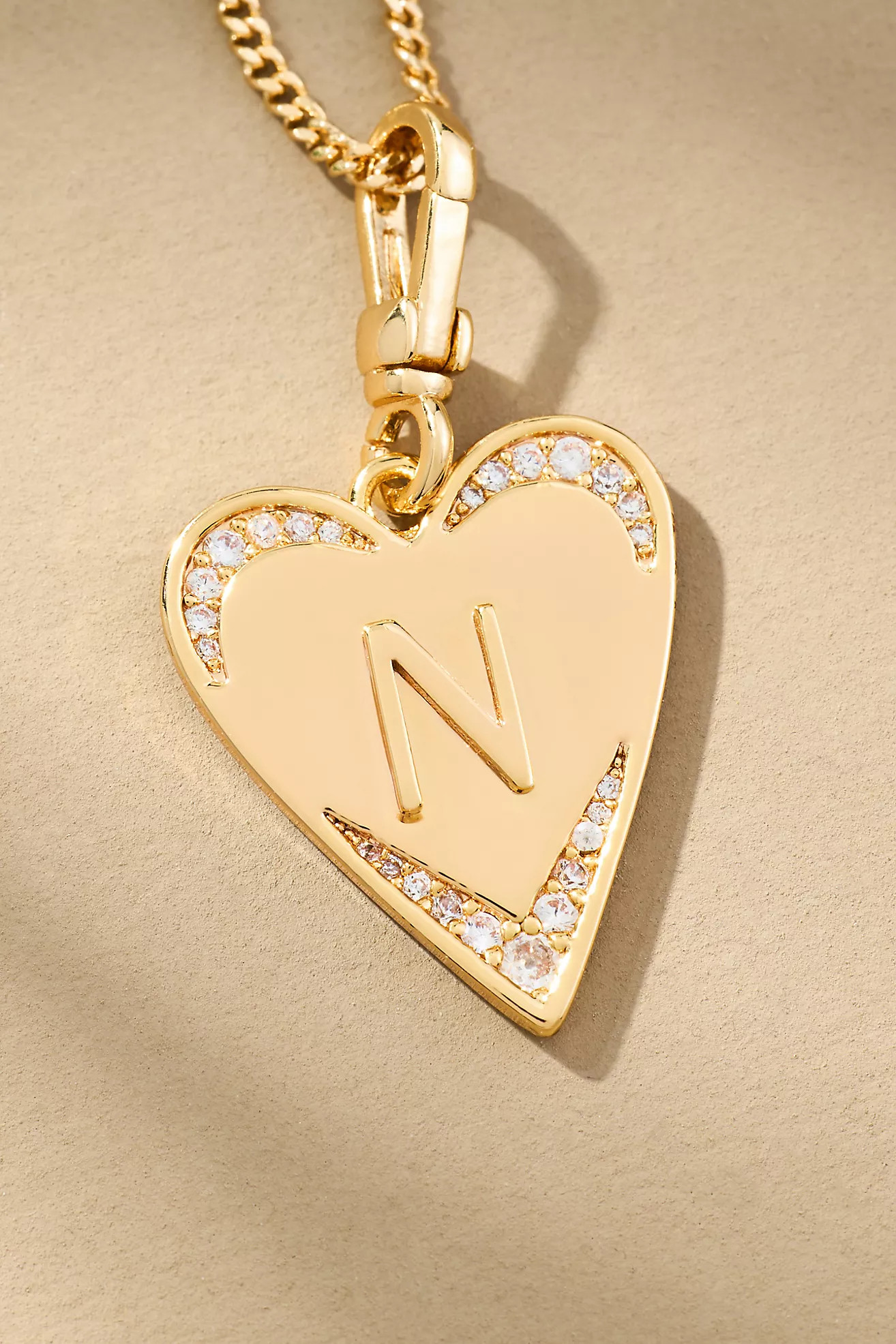 Monogram Heart Necklace | Anthropologie (US)
