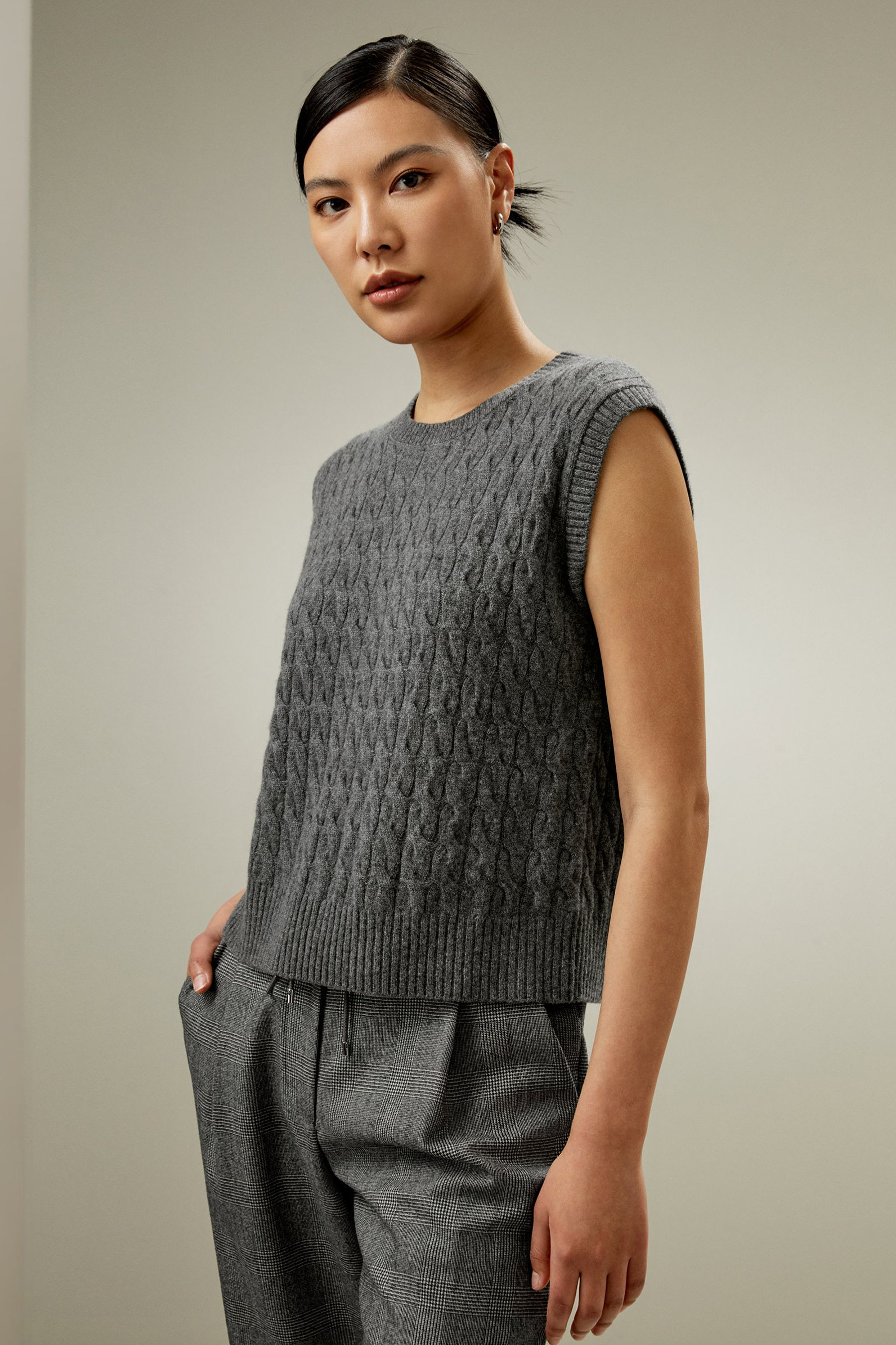 Baby Cashmere Sweater Vest | LilySilk