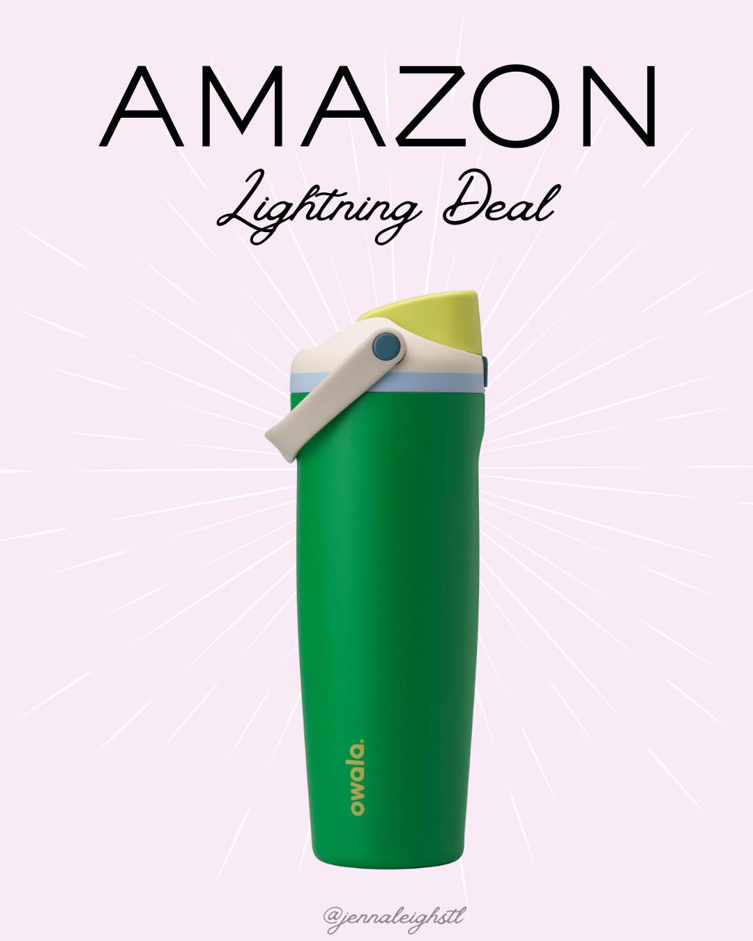 Amazon lightning deal on the Owala FreeSip Sway insulated stainless steel water bottle. Take 20% off this popular everyday water bottle. 

 #LTKfitnessgoals #LTKActive #LTKSaleAlert