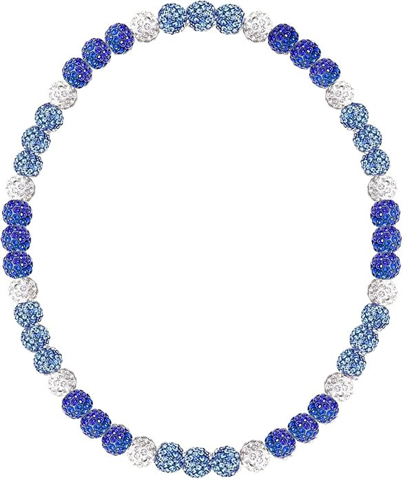 Baseball Necklace 16in/19in/22in Baseball Bling Drip Necklaces Rhinestone Clay Beaded Chain Neckl... | Amazon (US)