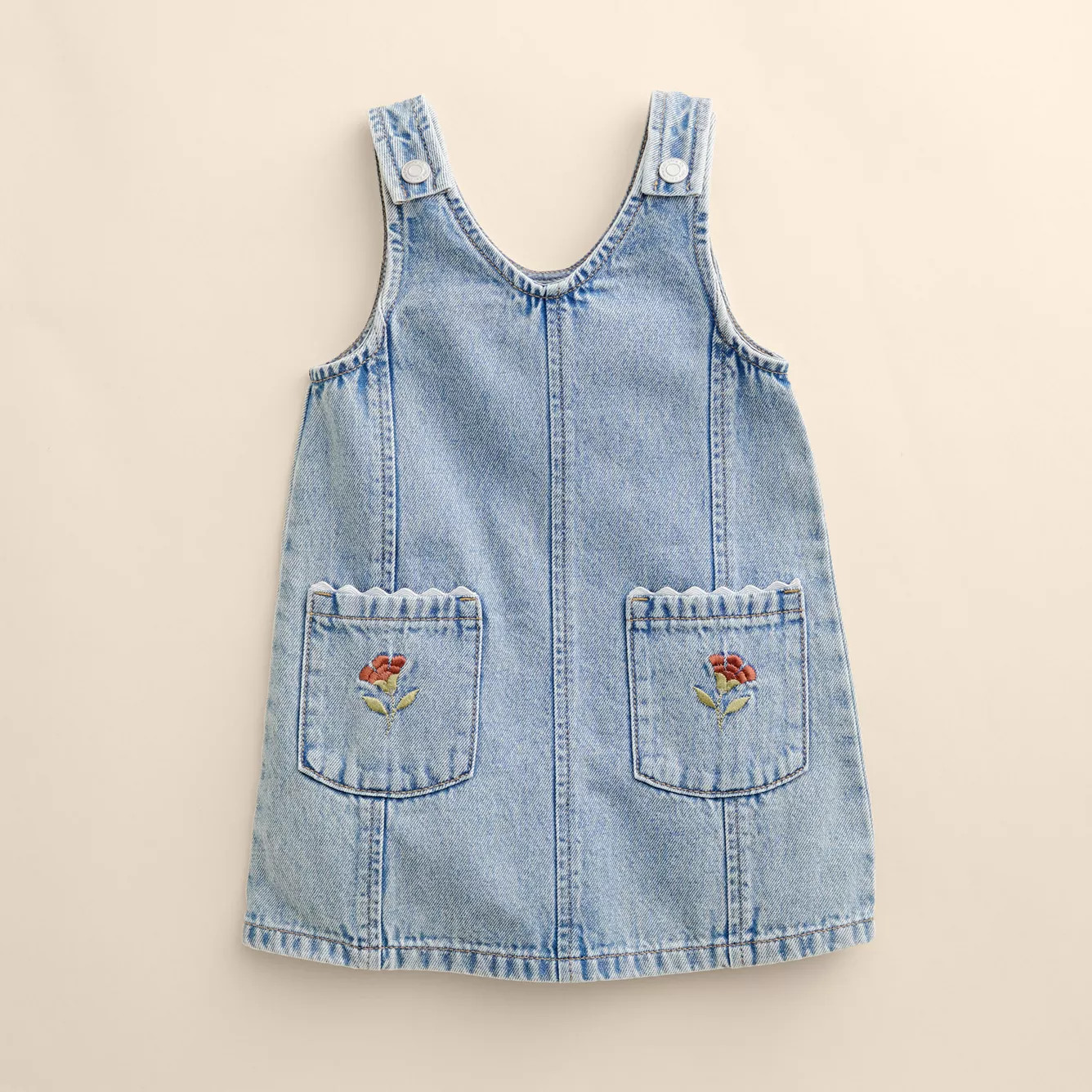 Baby & Toddler Girl Little Co. by Lauren Conrad Organic Pocket Jumper | Kohl's