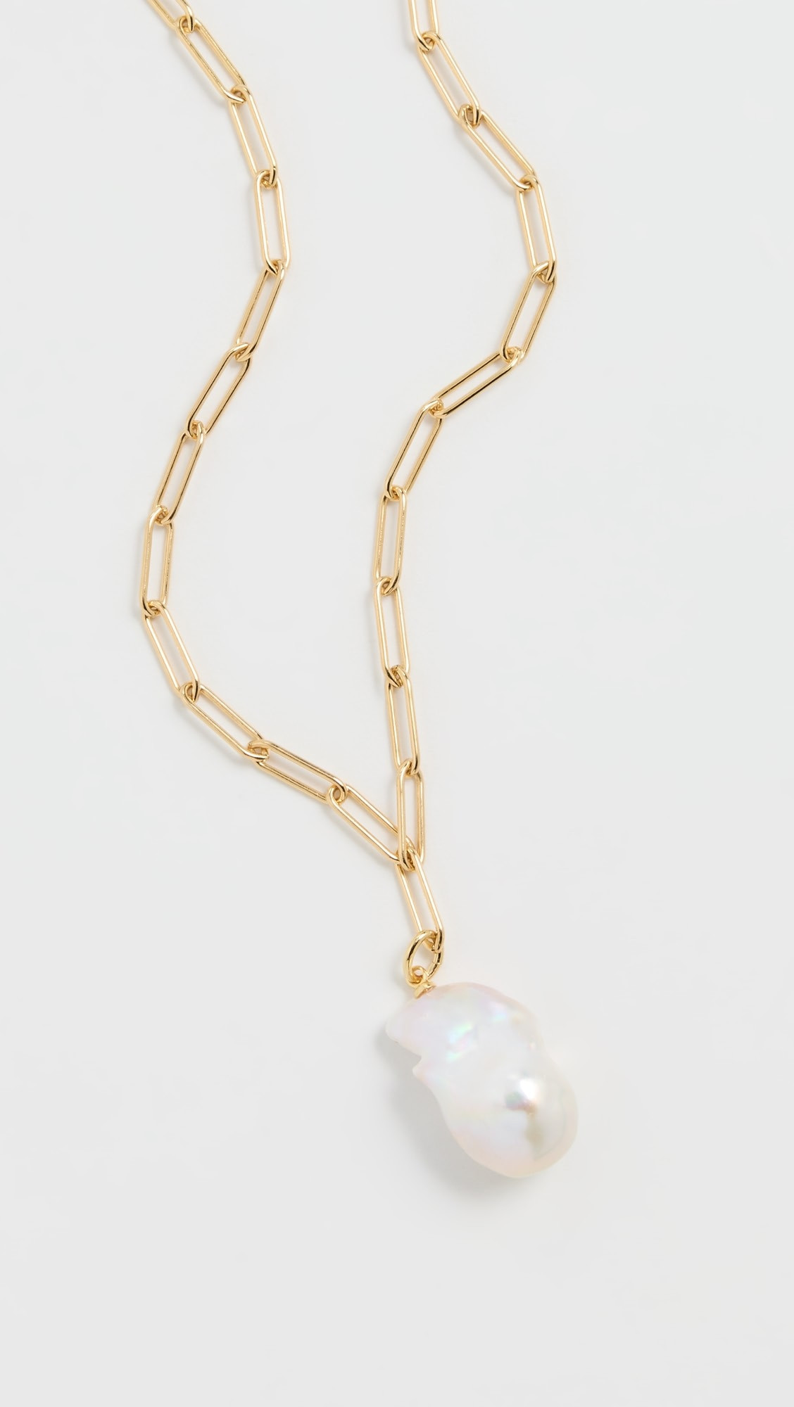 Long Chain with Baroque Pearl Necklace | Shopbop