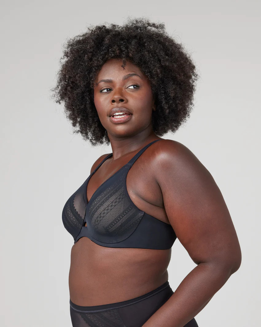 Low Profile Illusion Lace Minimizer Bra | Spanx