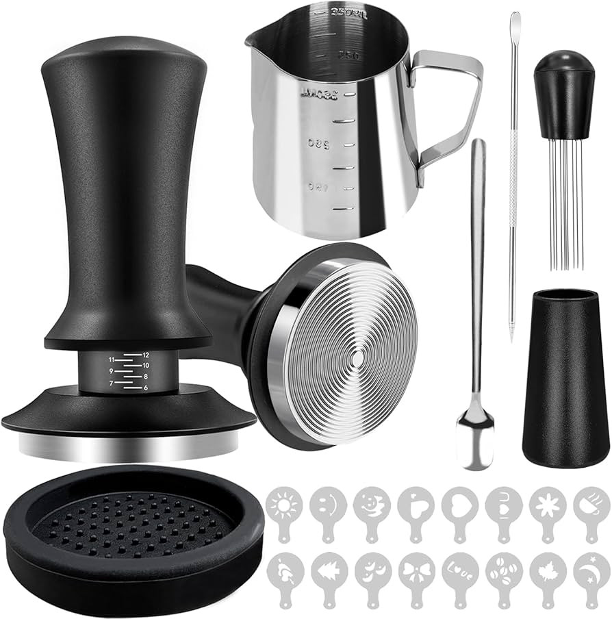 Yeelan 22 PCS Espresso Accessories, Coffee Espresso Tamper Set, with 51mm Espresso Tamper, WDT To... | Amazon (US)