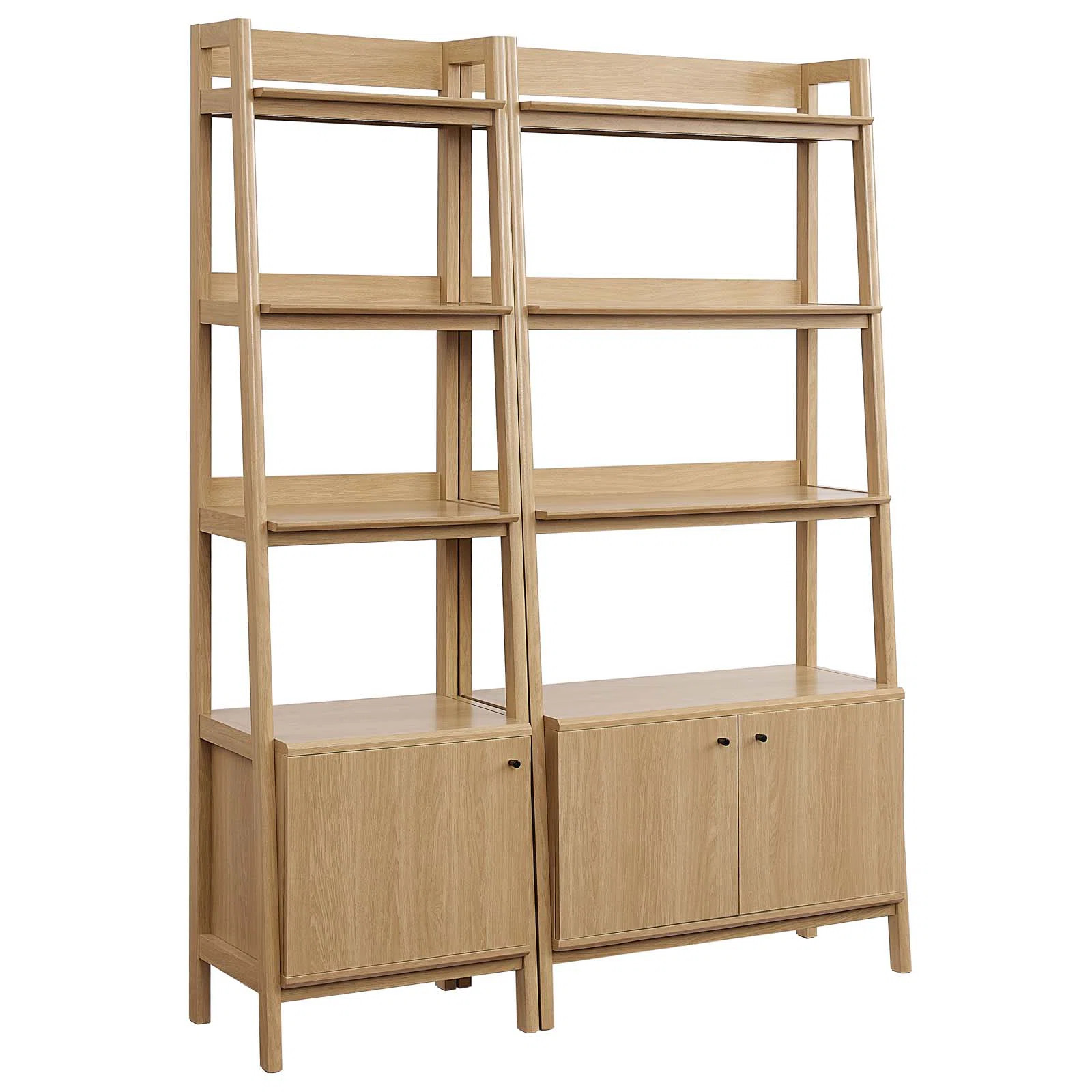 Modway Bixby Wood Bookshelves - Set of 2 | Wayfair North America