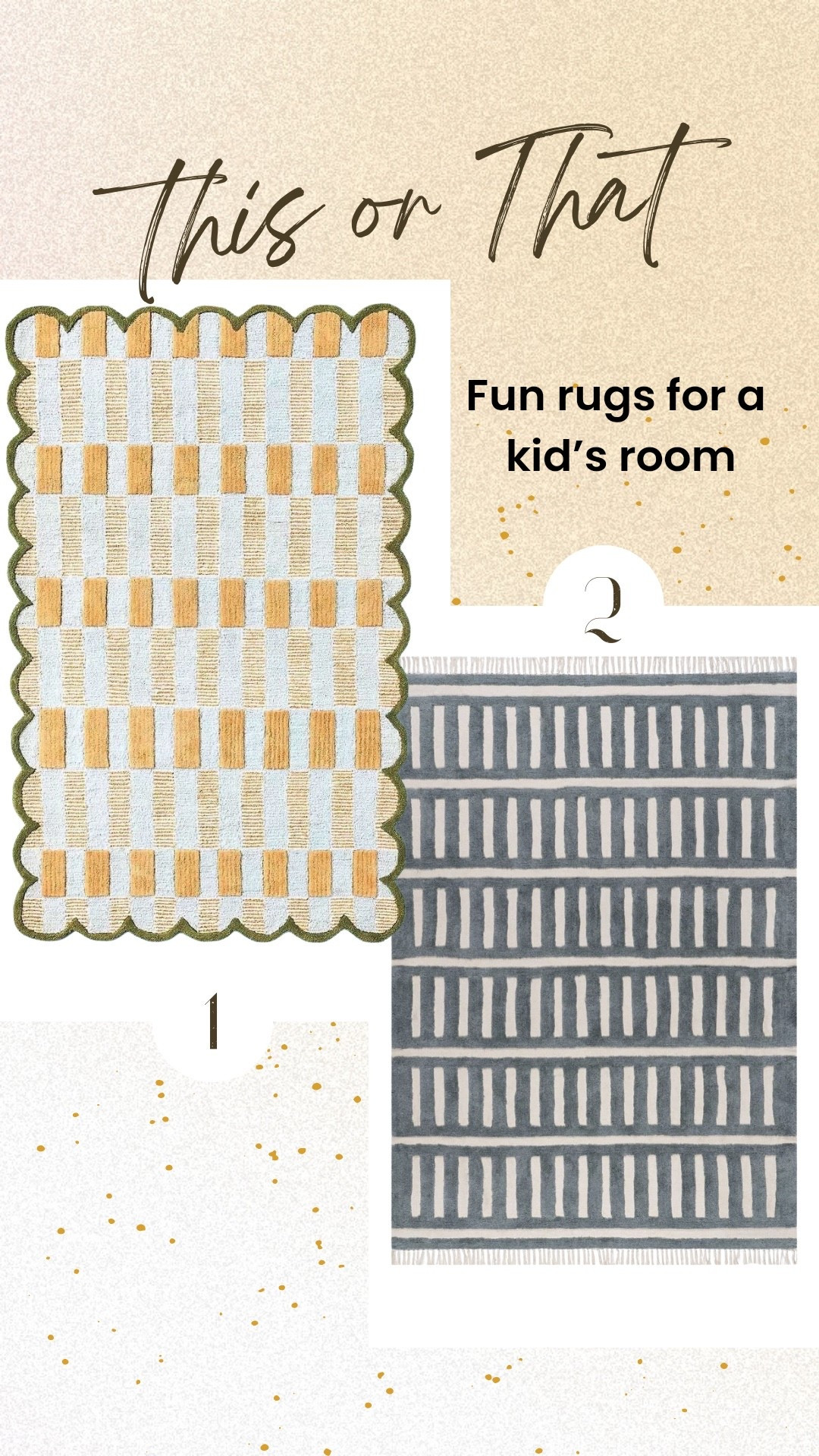 Rugs I’m consider for my teens’ hangout room. The scallop one is over double the price on anthro but way less here! 

#LTKKids #LTKFamily #LTKHome
