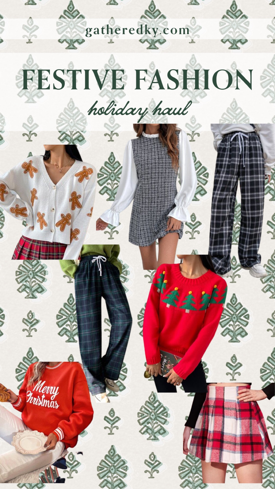 Festive Fashion 🎄

Christmas Sweater, Christmas Cardigan, Christmas Pullover, Christmas Skirt, Plaid Pants, Plaid Dress 

#LTKstyletip #LTKSeasonal #LTKHoliday