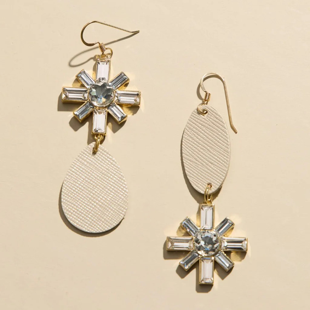 Vanilla Shimmer Zoe | Nickel and Suede