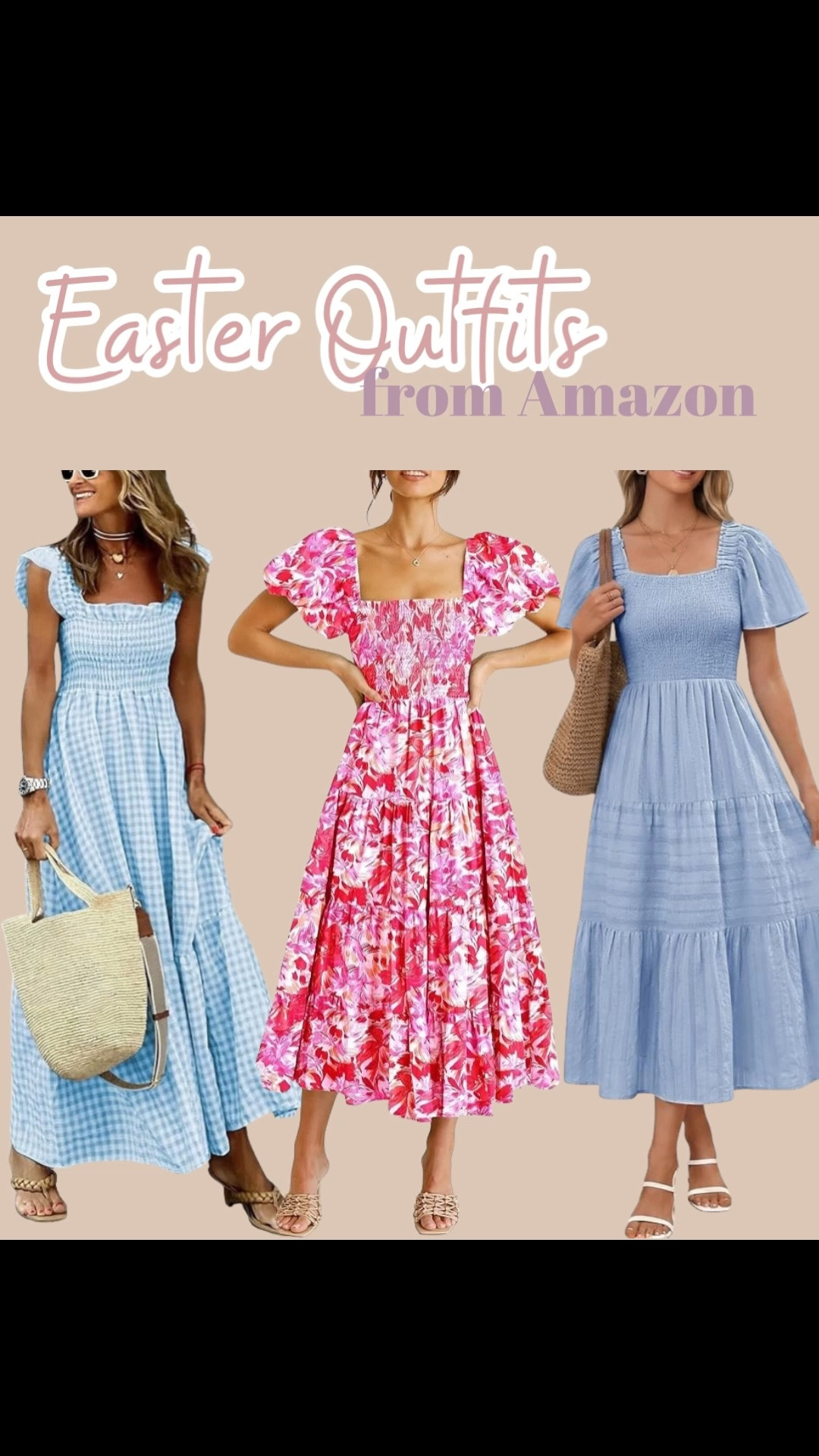 Easter dresses from Amazon! 

Amazon dresses, Amazon dress, spring dress, floral dress, Easter outfit, church outfit, Amazon finds, Amazon fashion, spring outfit ideas from Amazon, wedding guest dresses, workwear dresses, maxi dress, blue dress, pink dresss

#LTKSeasonal #LTKBump #LTKWedding