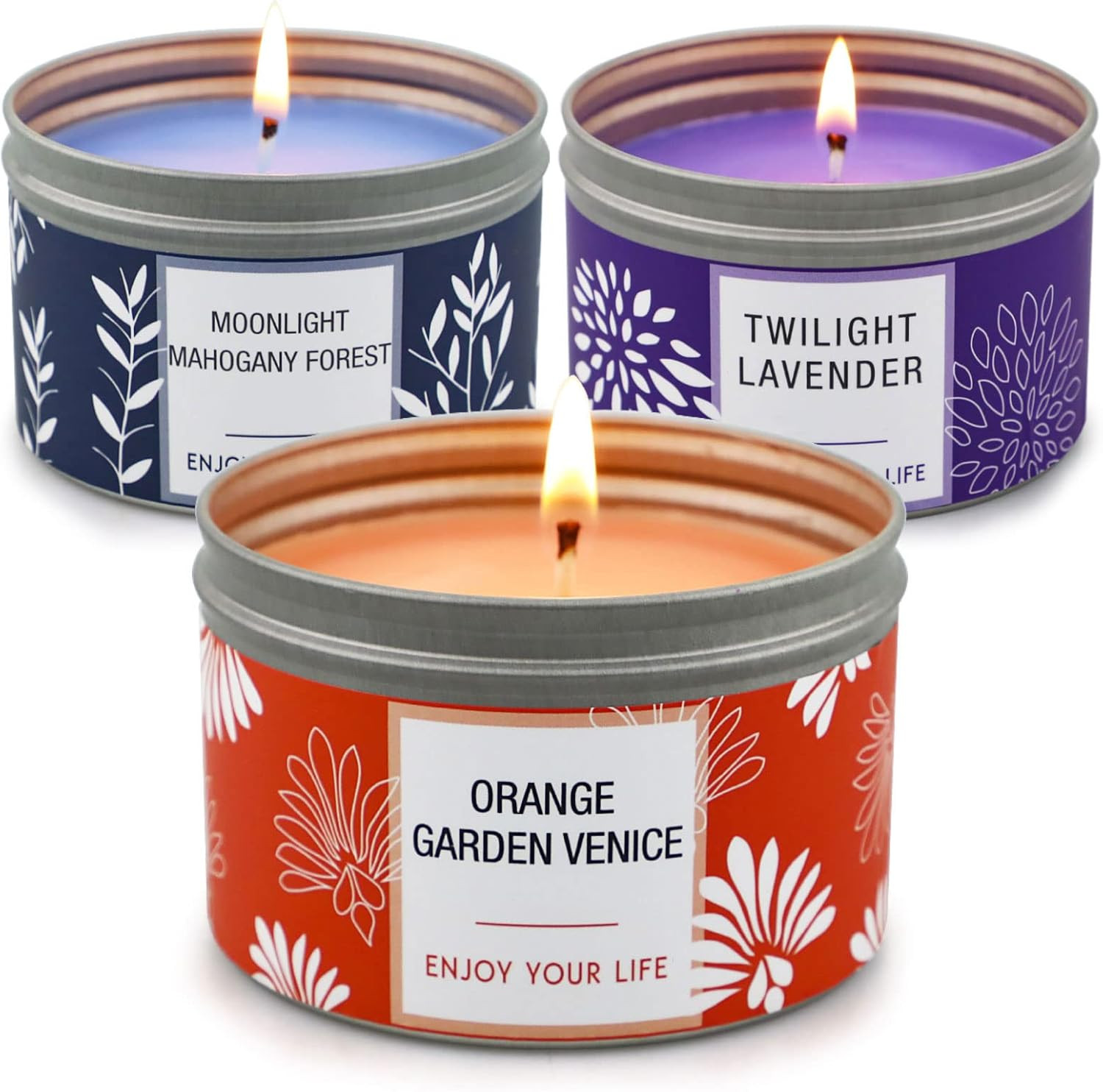 Candles for Home Scented, 100 Hour Long Lasting Aromatherapy Candle, Highly Scented & Soy Jar Can... | Amazon (US)