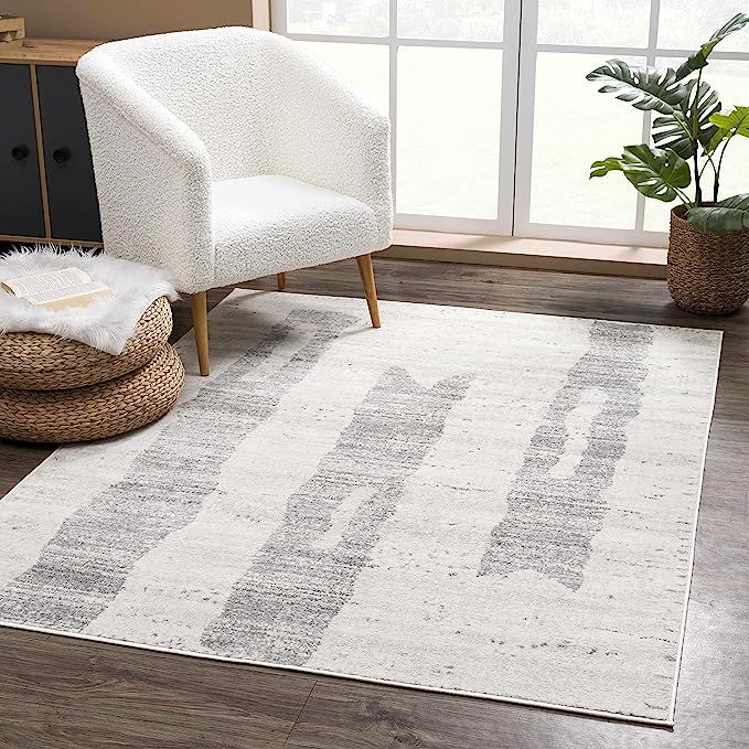 Tigris Collection Sada Southwestern Farmhouse Living Room Bedroom Area Rug - Vintage Distressed -... | Amazon (US)