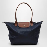 Longchamp Navy Blue Le Pliage Original L Bag | Balardi (US & Canada)